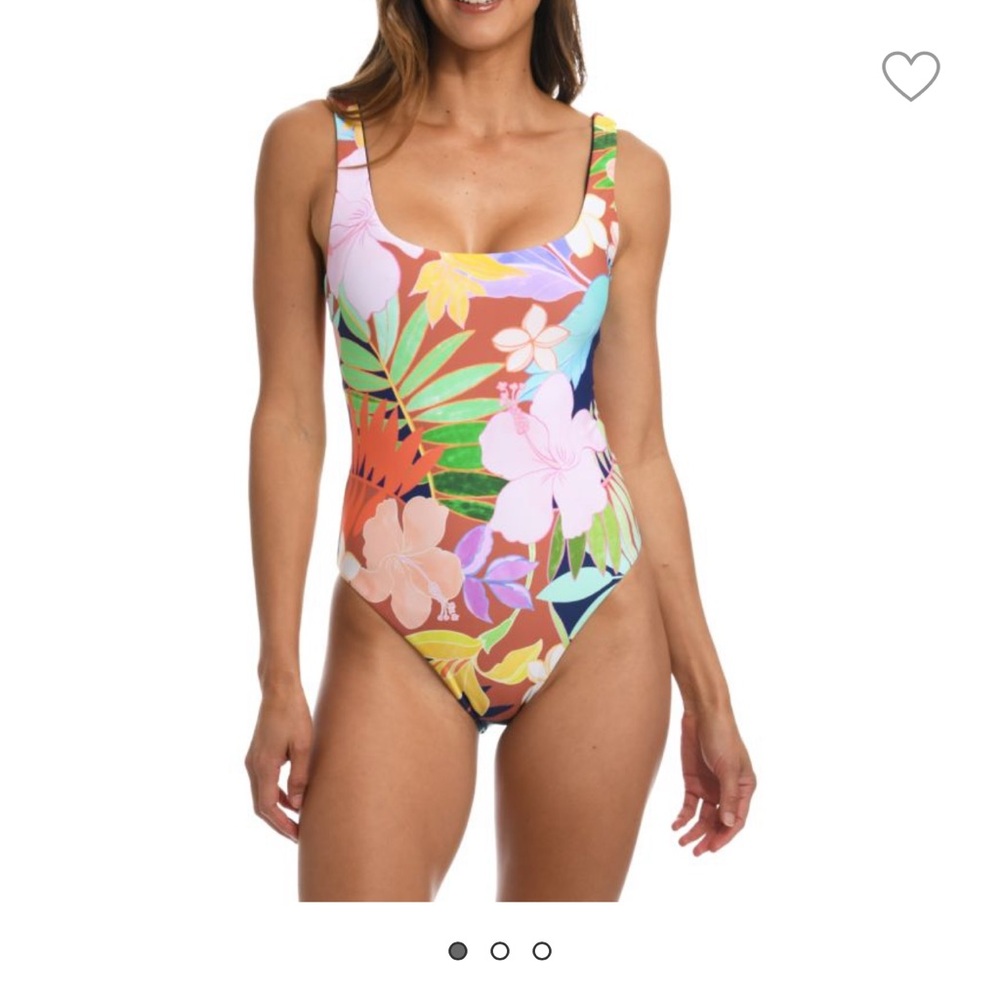 Floral one piece swimsuit by Citrus XS NWT